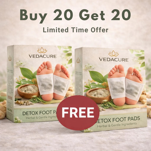 Ayurvedic 100% Herbal & Gentle Ingredient Foot Patches BUY 20 GET 20 FREE