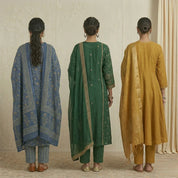 Pack of 3 Women’s Designer Kurta Sets – Ethnic Kurta Pant Dupatta Set for Women