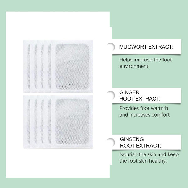 100% Herbal & Gentle Ingredient Detox Foot Pads (BUY 10 GET 10 FREE )