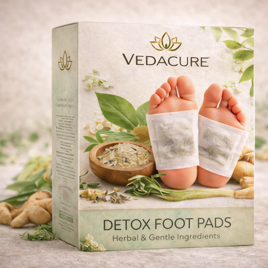 Vedacure 100% Authentic Herbal & Gentle Ingredient Detox Foot Pads (BUY 20 GET 20 FREE Pack of 40)@499