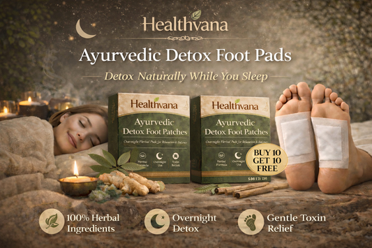 🌿 HealthVana Detox Foot Pads👣 | Buy 10 Get 20 Value (Pack of 30) FREE 🎁