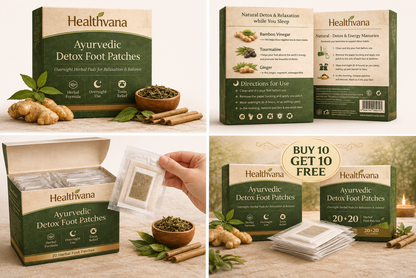 Healthvana Authentic Detox Patches (Buy 10 Get 20 Free / Pack of 30)