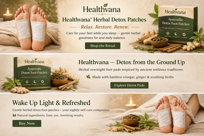 Healthvana Authentic Detox Patches (Buy 10 Get 20 Free / Pack of 30)