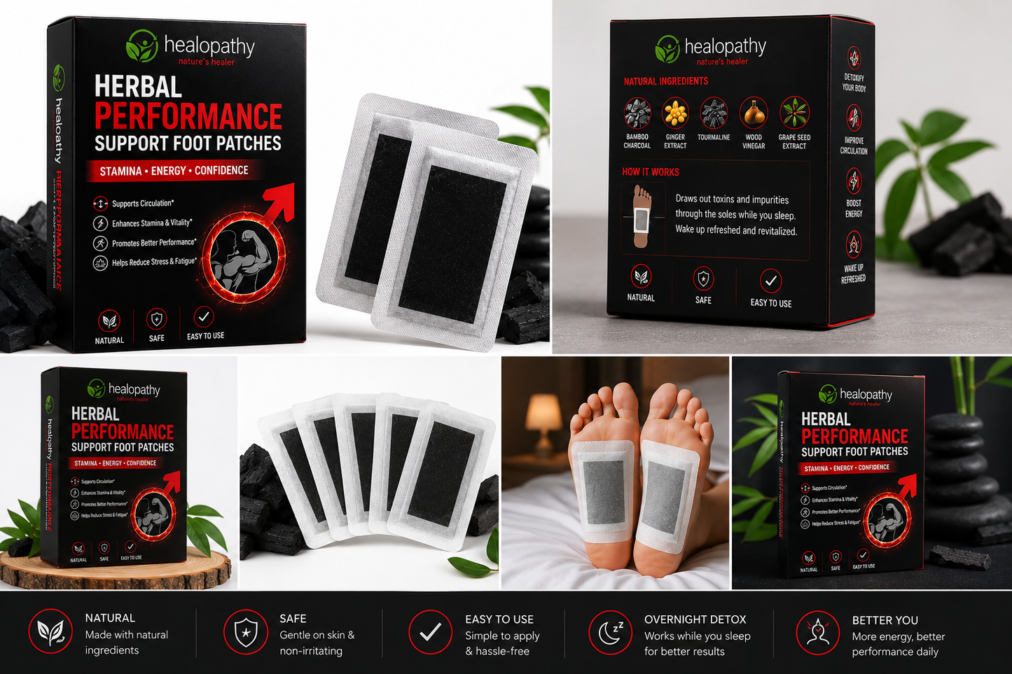 Herbal Performance Support Foot Patches