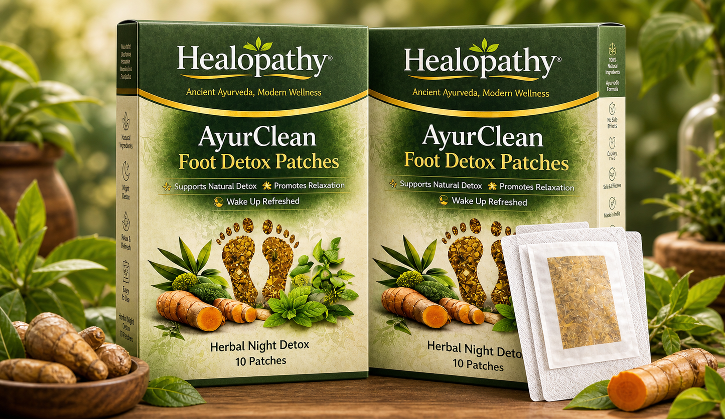 Helopathy Ayurclean foot Detox patches 🌿