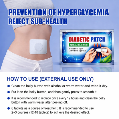 Diabetic - Blood Sugar Control Patch🌿 Buy 10 Get 20 Free (Pack of 30)@599🥳