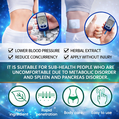 Diabetic - Blood Sugar Control Patch🌿 Buy 10 Get 20 Free (Pack of 30)@599🥳