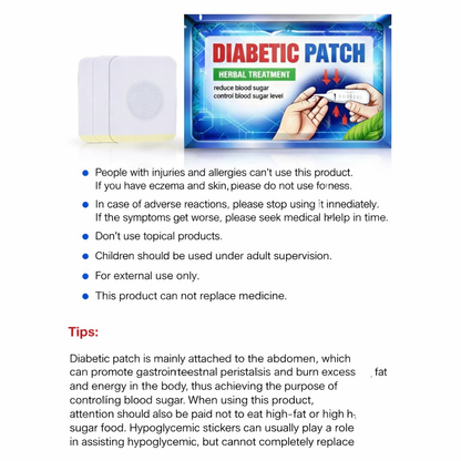 Diabetic - Blood Sugar Control Patch🌿 Buy 10 Get 20 Free (Pack of 30)@599🥳