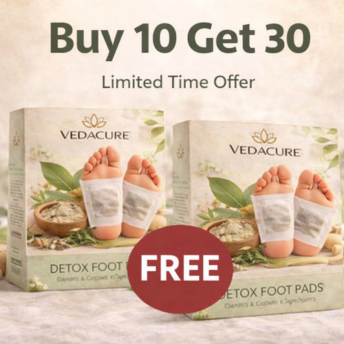🌿Vedacure NatureStep Detox Pads  (✨Buy 10 Get 20 FREE | Pack of 30 💆‍♀️🌿)